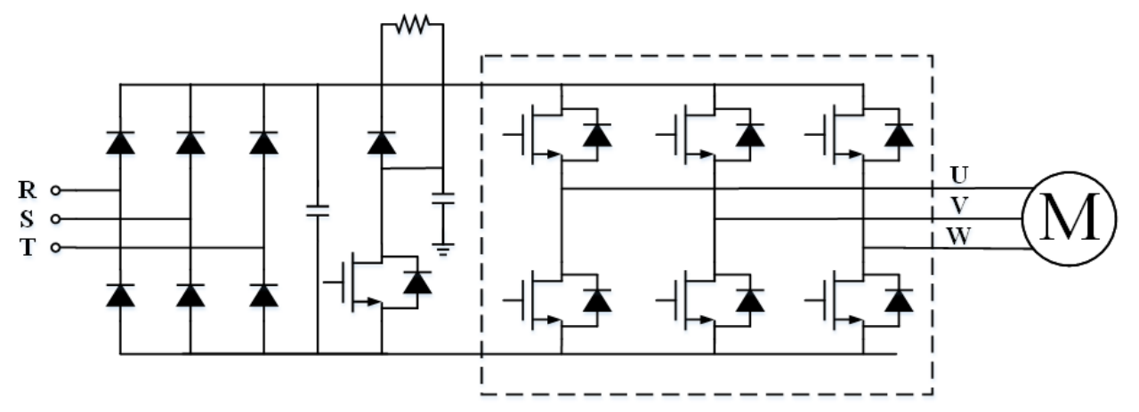 電機驅動SJ-IGBT電路圖