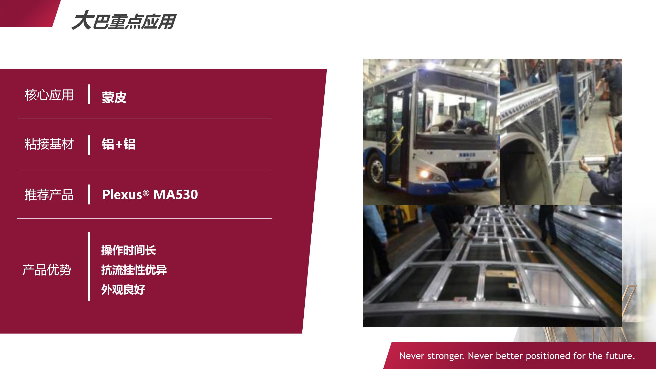 大巴車蒙皮粘接